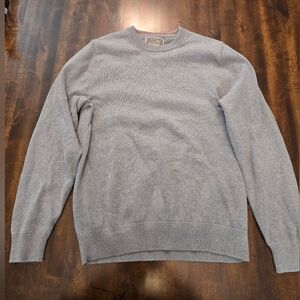 Duluth Trading Company Cotton Knit Crewneck Medium Weight Gray